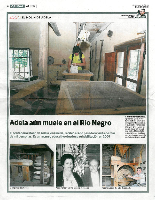 Recorte El Comercio - Agosto 2014